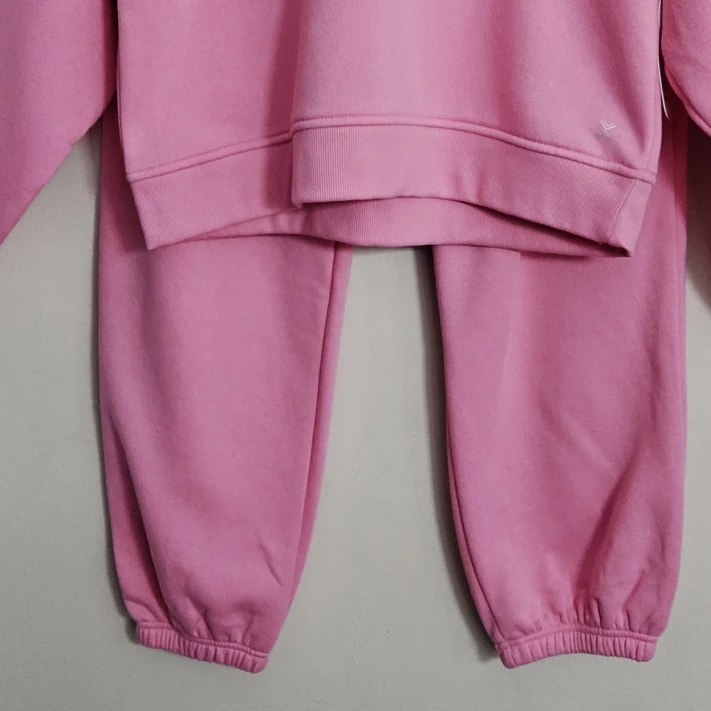 Xersion Kids Girls Matching Jogger Set in Pink Hoodie and Pants Size XL 16 NWT